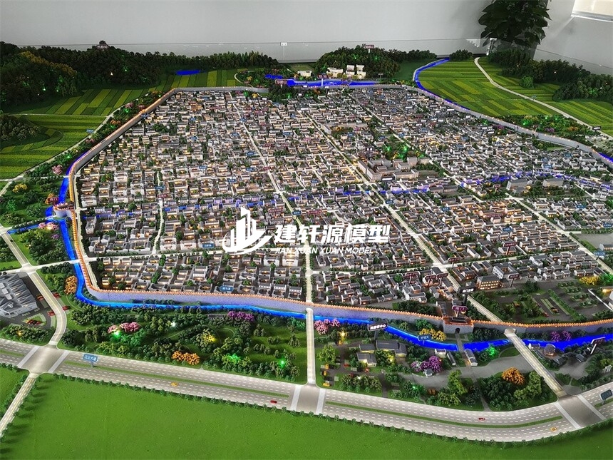 西安城市规划模型
