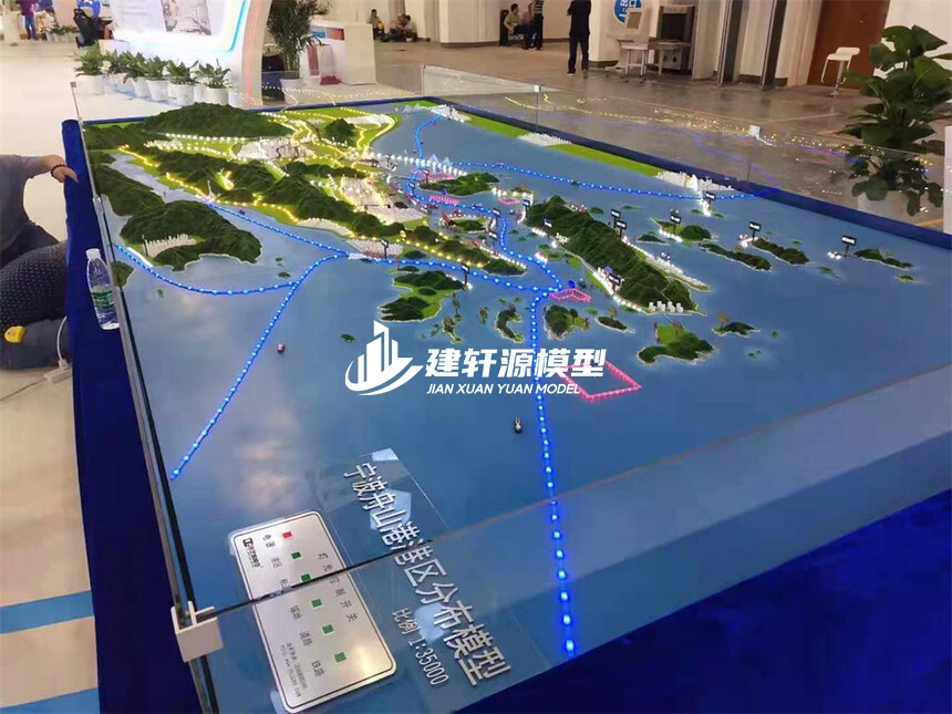 西安地形地貌模型