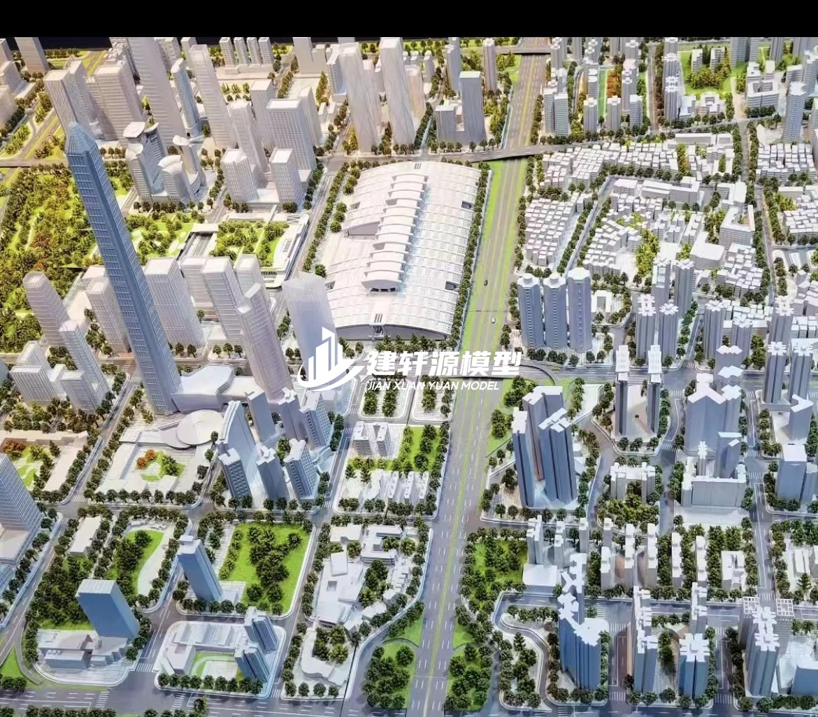 西安城市规划模型