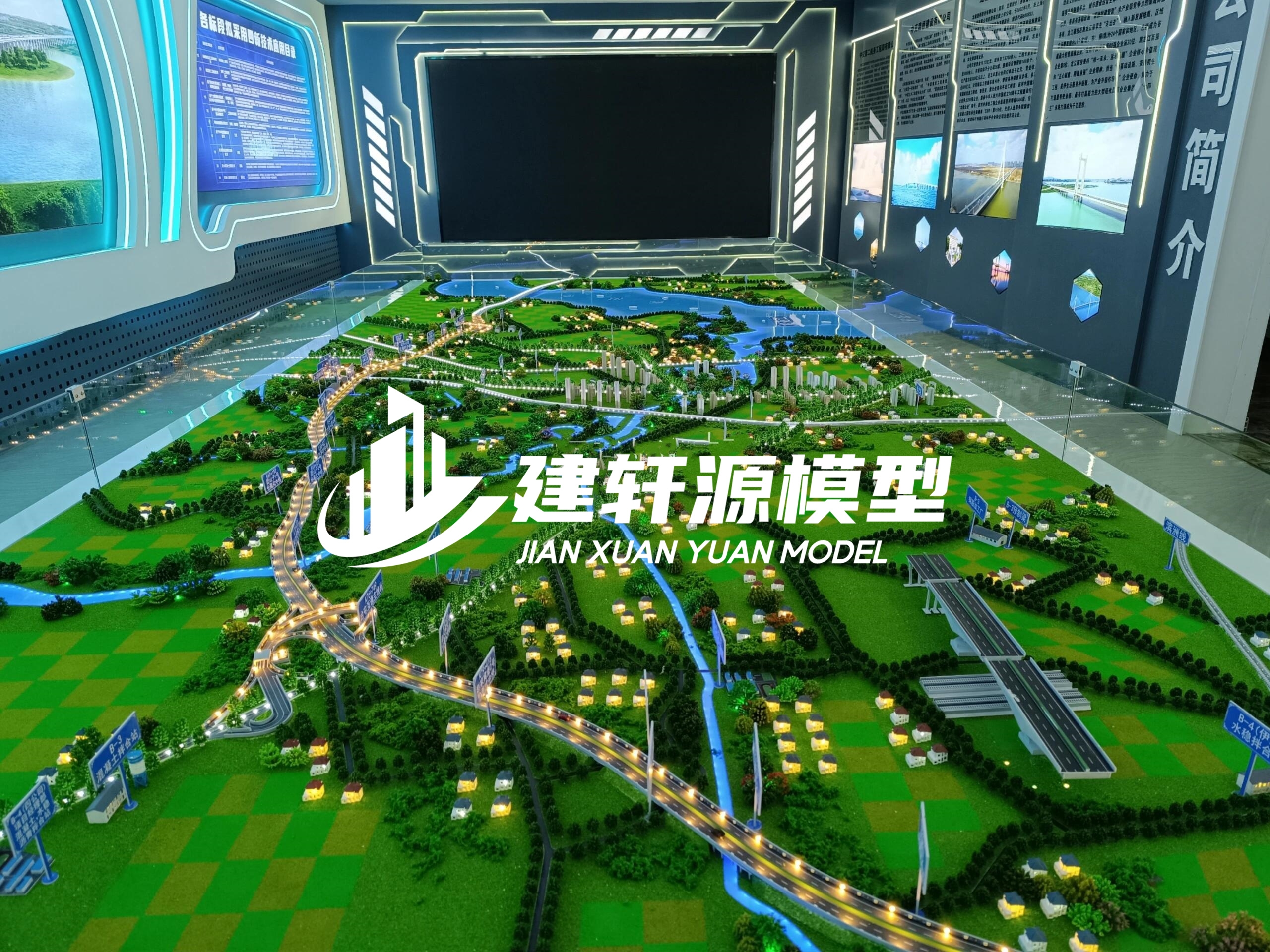 西安高速公路模型主体服务